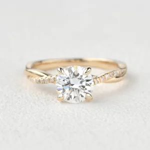 1.0ct Moissanite Classic 4 Prongs Bridal Ring