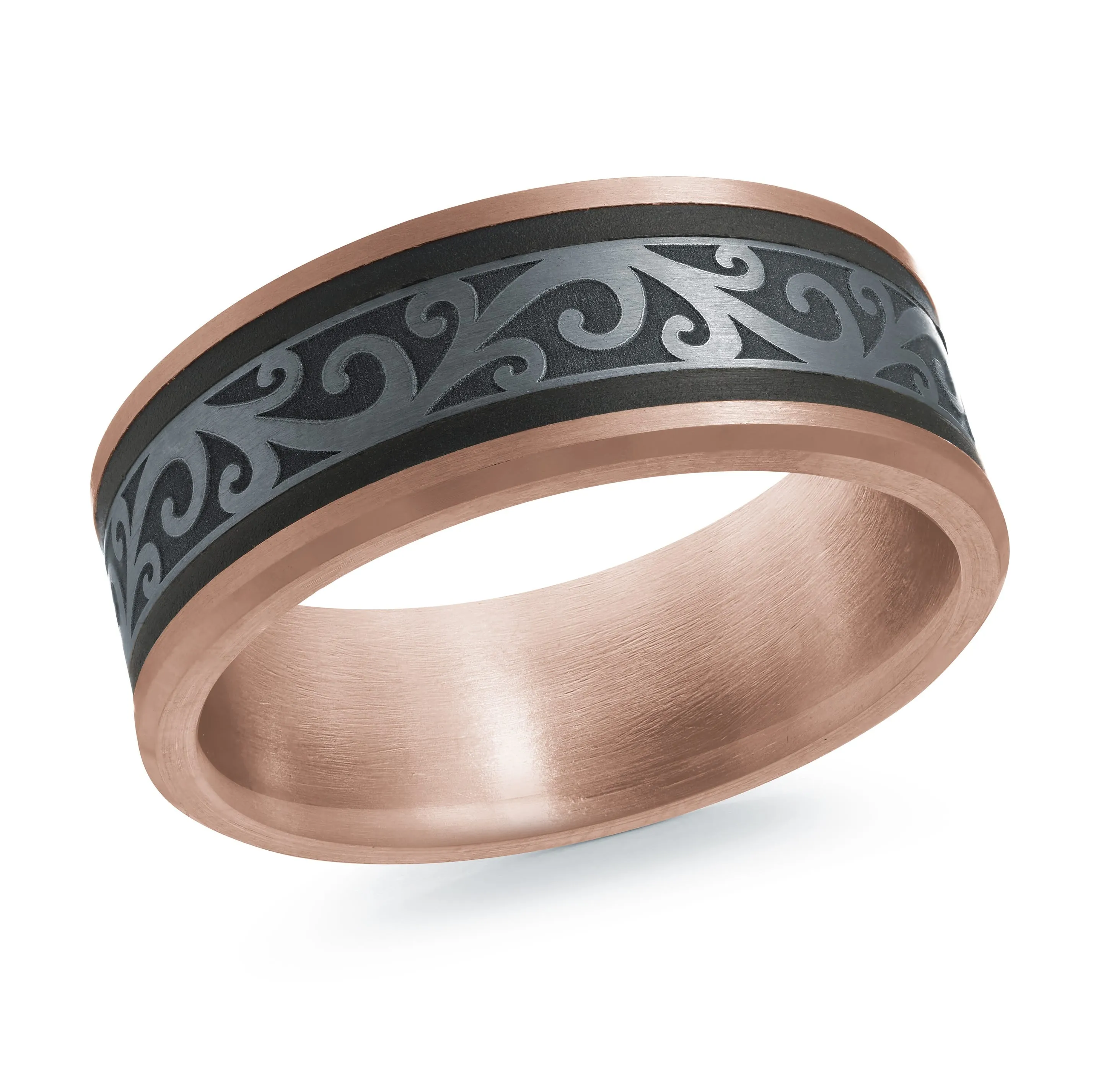 14K Rose Gold Ring from the Tantalum Collection by Malo - MRDTN-033-8P