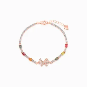 18K Rose Gold Bracelet with Tourmaline