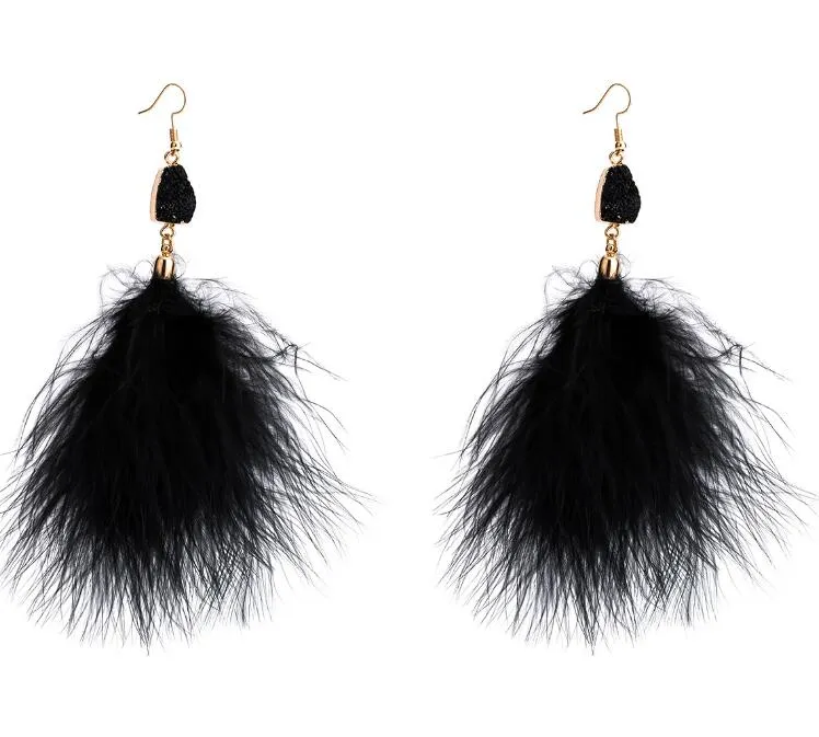 4 options Bohemian Feather Earrings