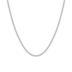 7.00 cttw Tennis Necklace with Round Lab Diamonds by Mercury Rings