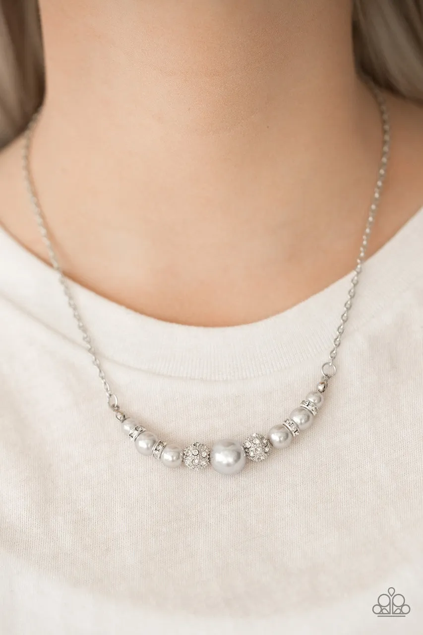 Absolutely Brilliant Silver Paparazzi Necklace