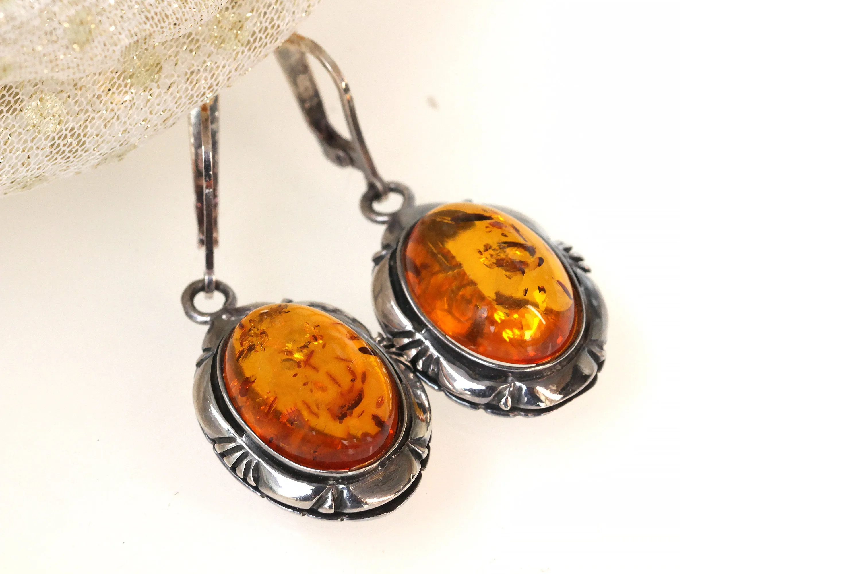 AMBER EARRINGS