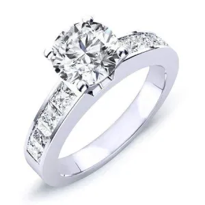 Ayana - GIA Natural Round Diamond Engagement Ring