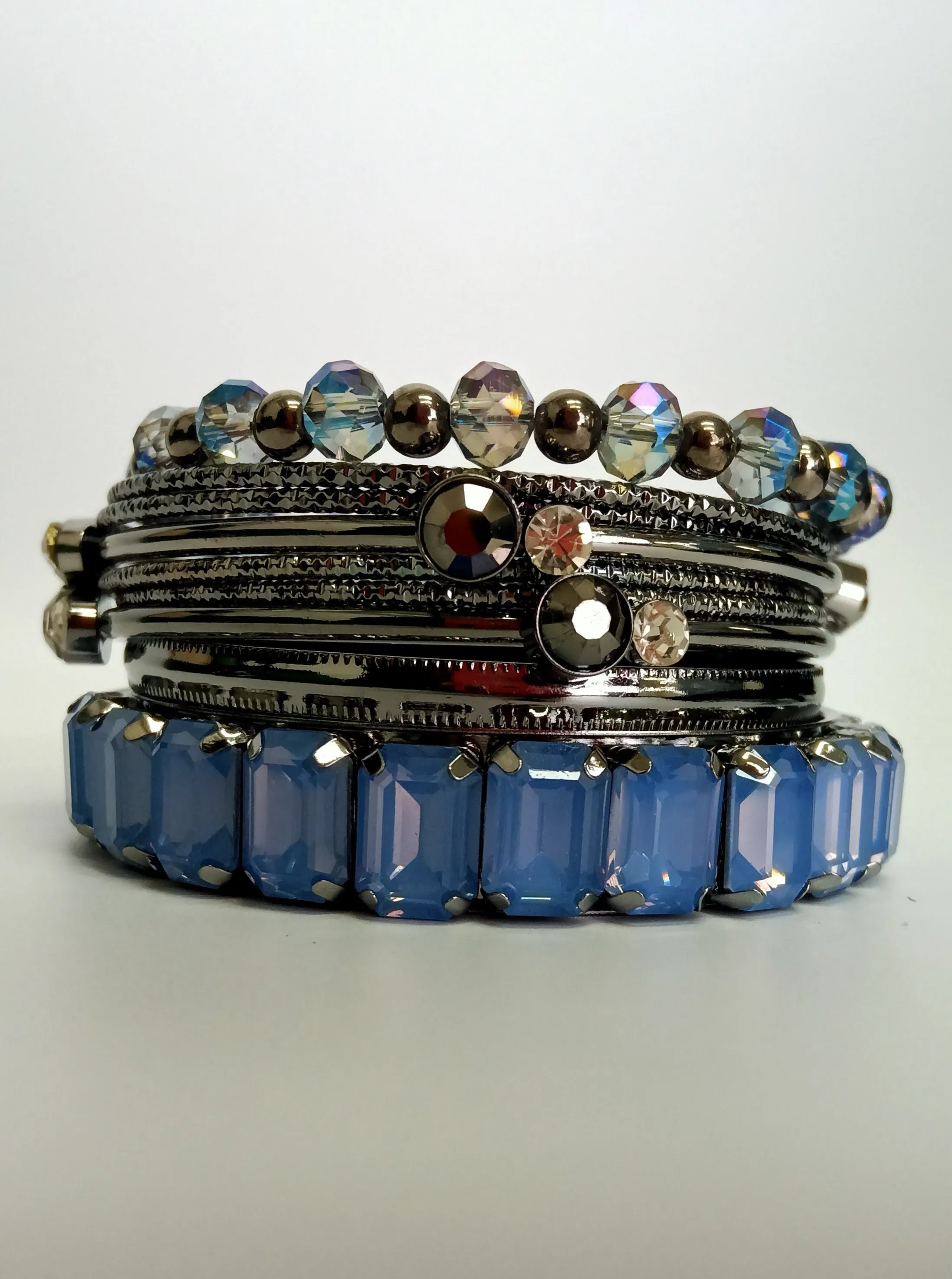 Azure Eclipse Bracelet Set