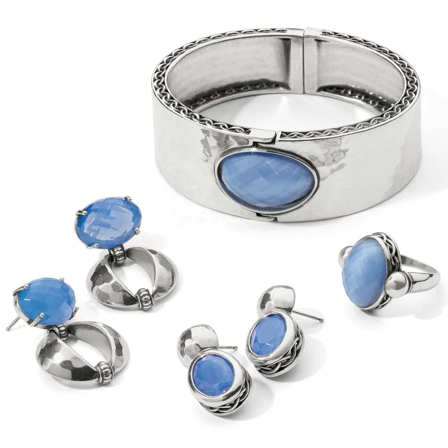 Blue Moon Hinged Bangle