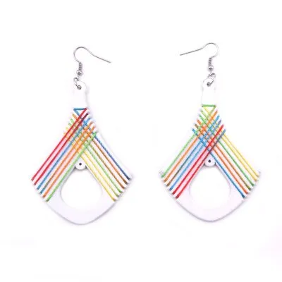 Bohemian Hollow Fan-shaped Large Dangle Earrings