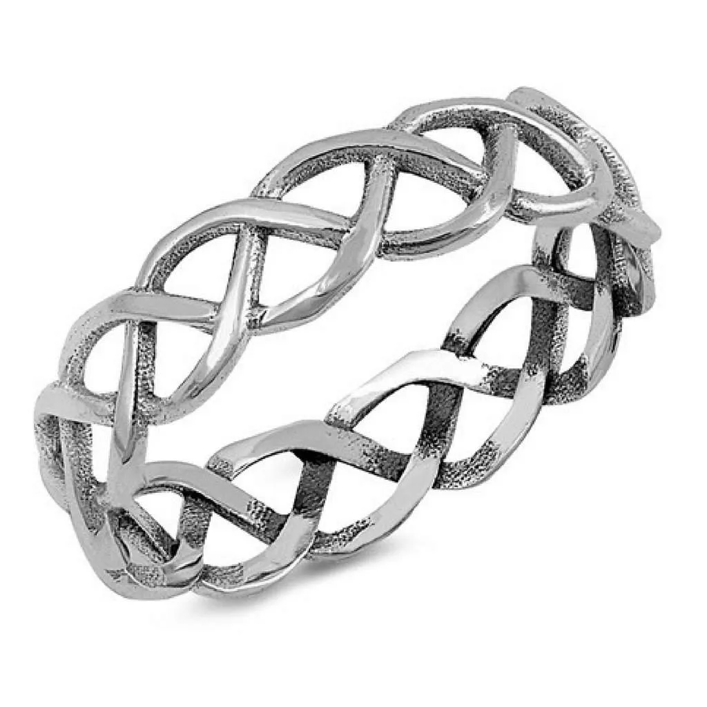 Braided Sterling Silver Ring