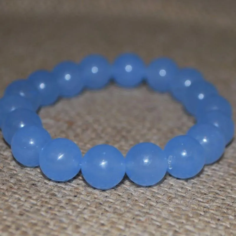 Brazilian Aquamarine Gemstone Men's Bracelets