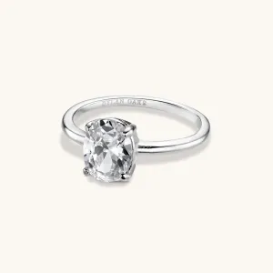 Classic Diamond Ring in Silver