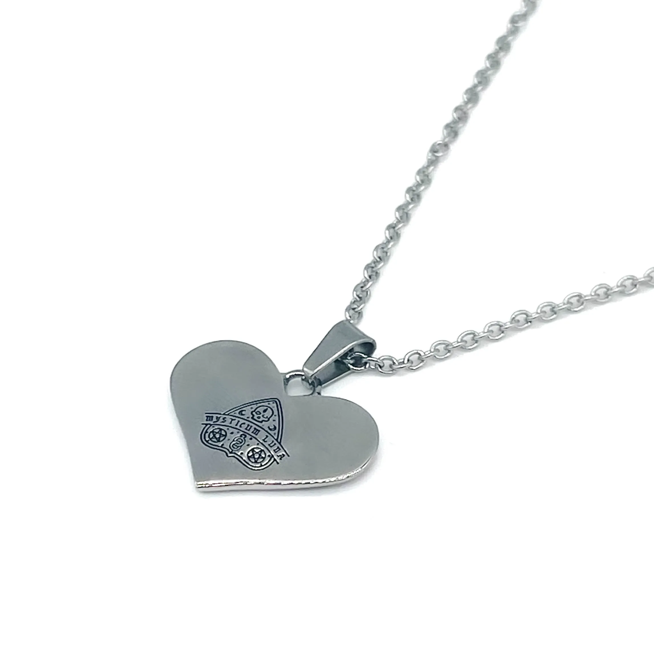 Cobweb Heart Necklace