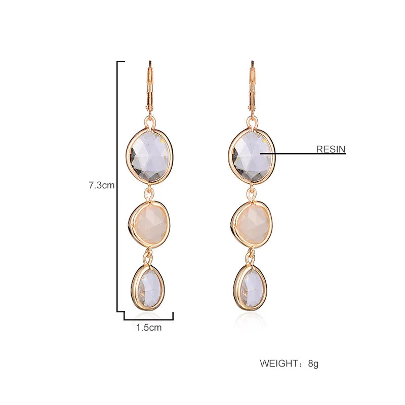 Crystal Drop Earrings