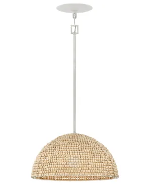 Dalia LED Pendant in Textured Plaster