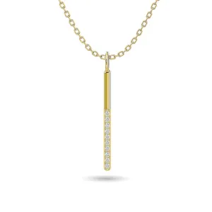 Diamond 1/10 ct tw Fashion Pendant in 10K Yellow Gold