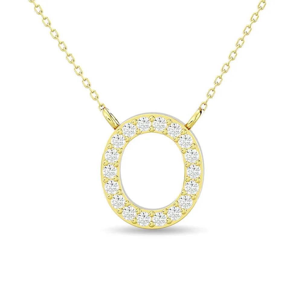 Diamond 1/20 ct tw Fashion Pendant in 10K Yellow Gold