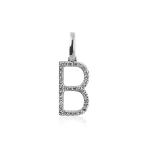 Diamond Letter Pendant 10