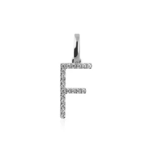 Diamond Letter Pendant 10