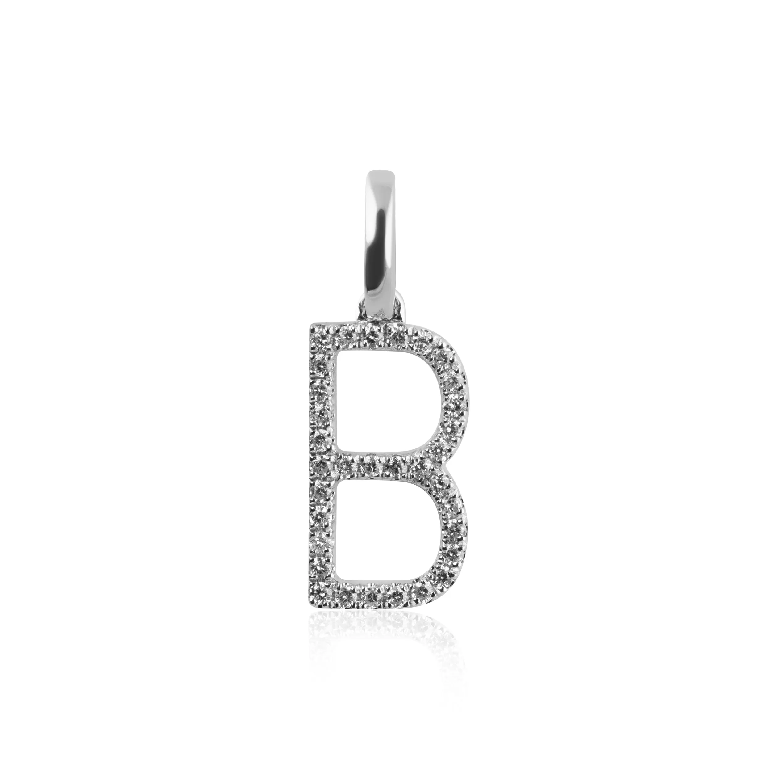 Diamond Letter Pendant 10