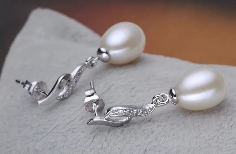 Elegant Pearl Drop Earrings