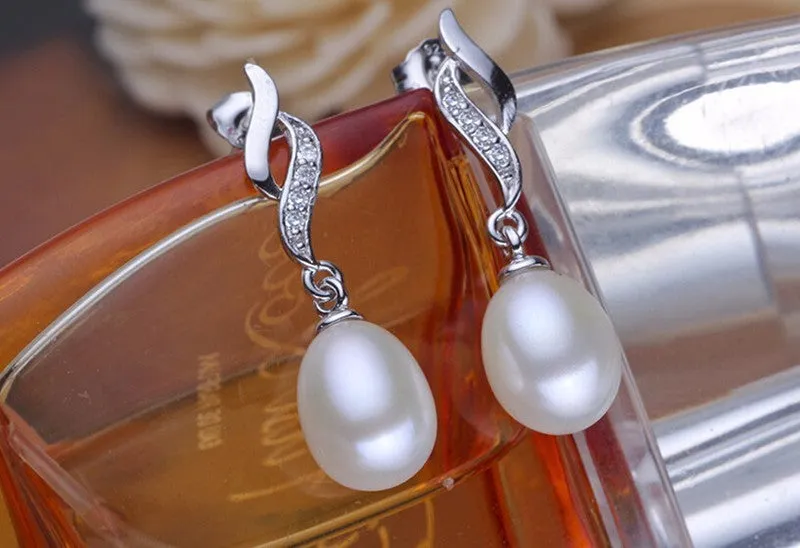 Elegant Pearl Drop Earrings