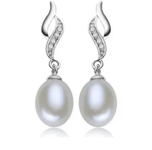 Elegant Pearl Drop Earrings