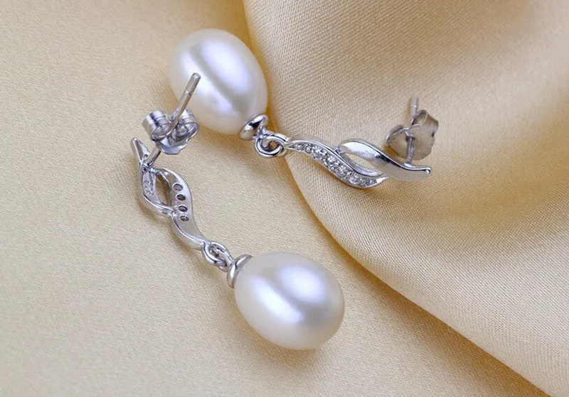 Elegant Pearl Drop Earrings