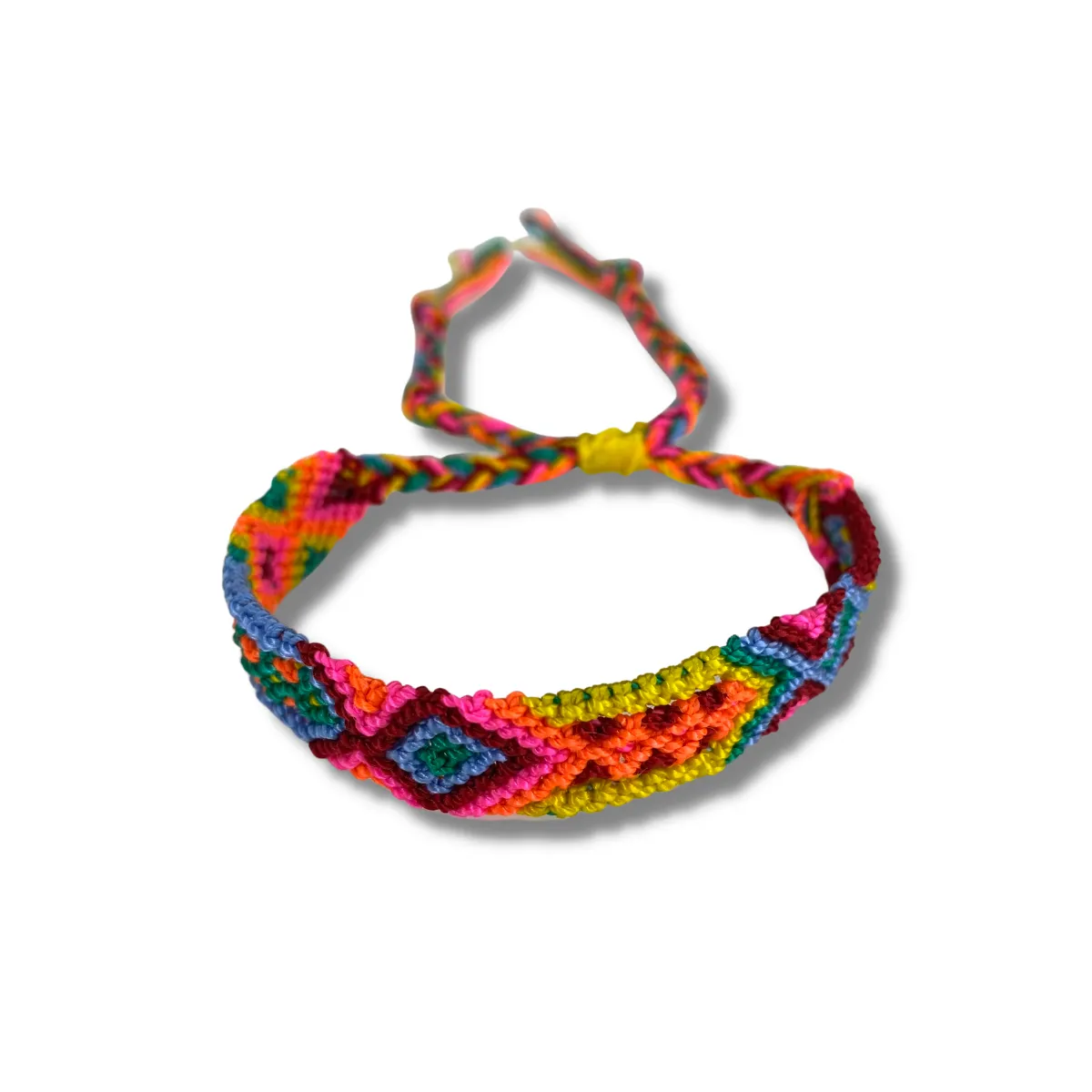 Friendship Woven Bracelet Slide Knot String - Choose Color - Mexico