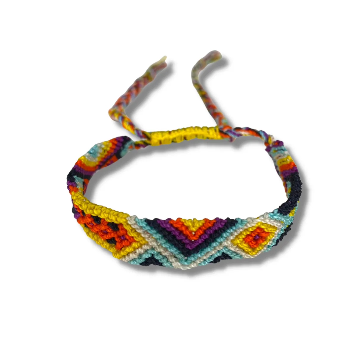 Friendship Woven Bracelet Slide Knot String - Choose Color - Mexico