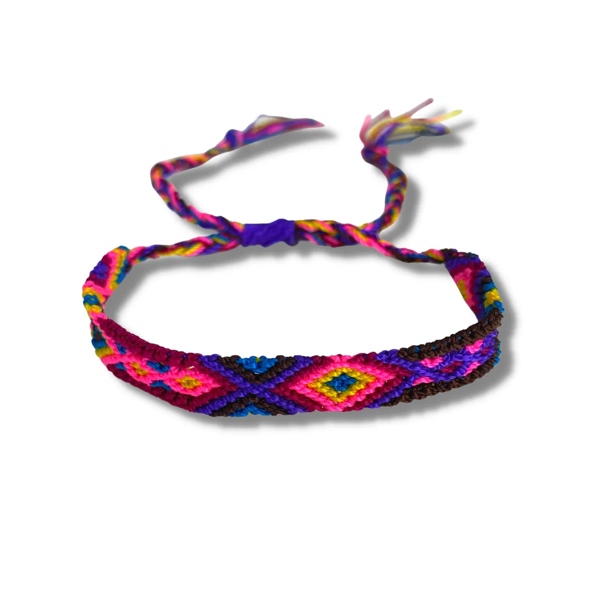 Friendship Woven Bracelet Slide Knot String - Choose Color - Mexico