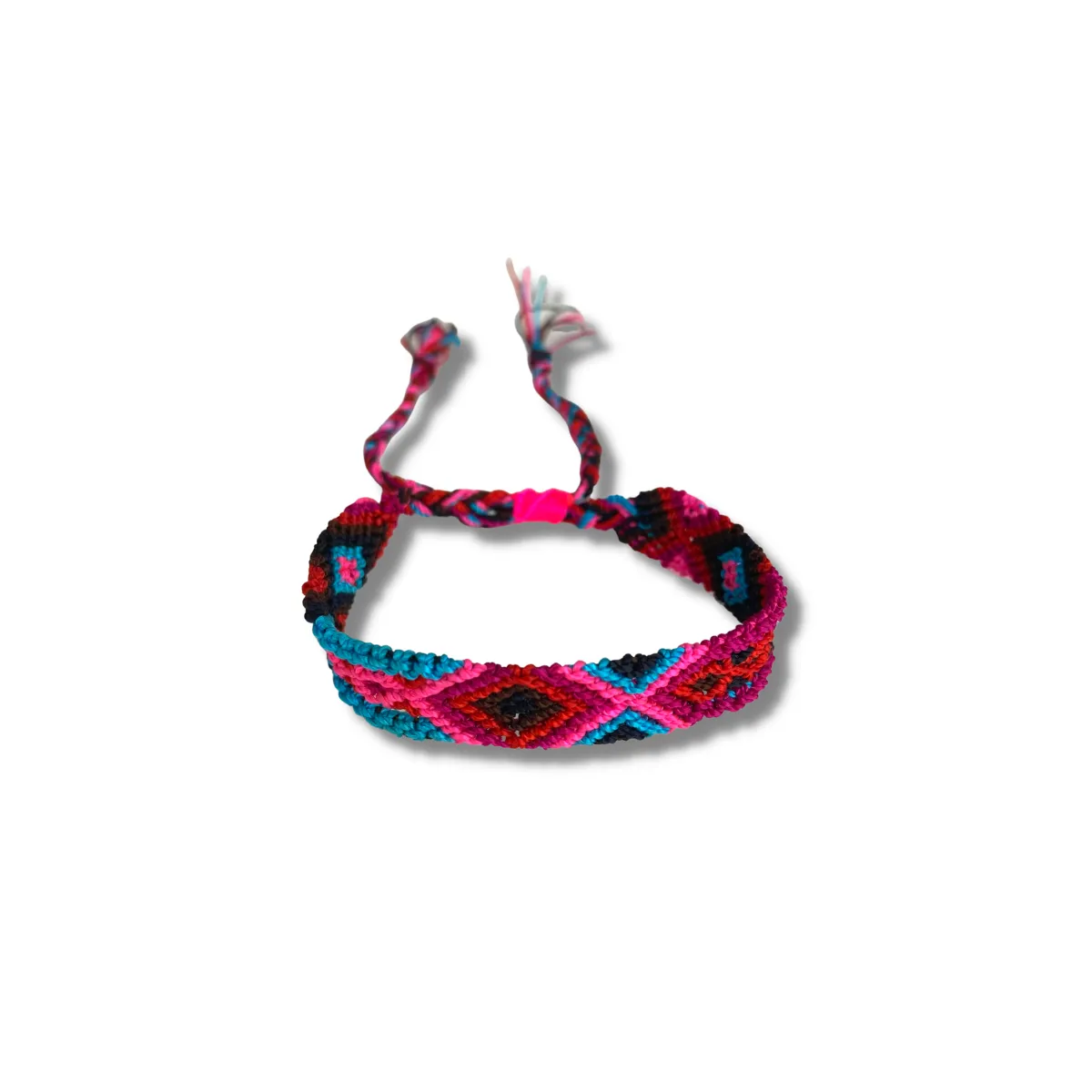 Friendship Woven Bracelet Slide Knot String - Choose Color - Mexico