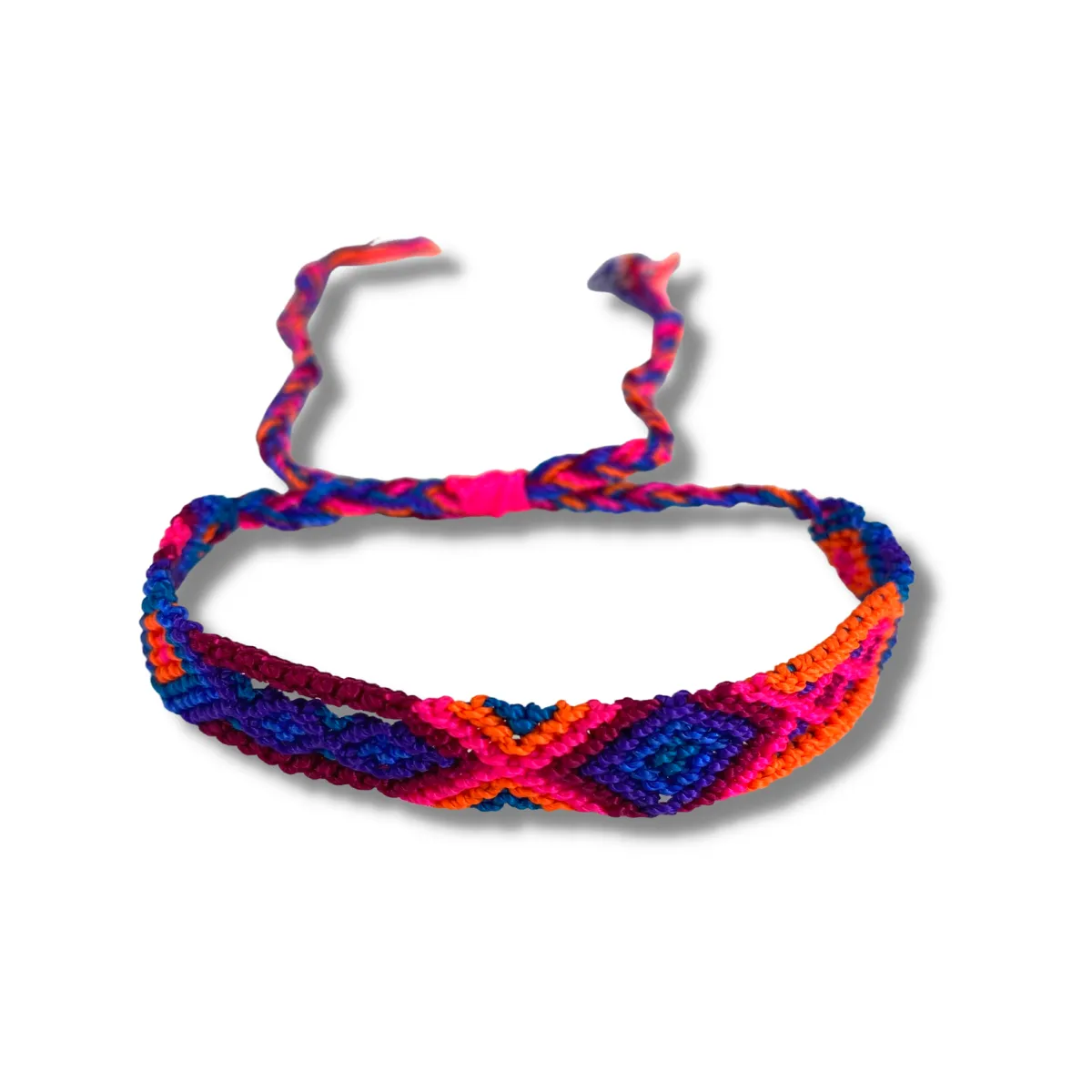 Friendship Woven Bracelet Slide Knot String - Choose Color - Mexico