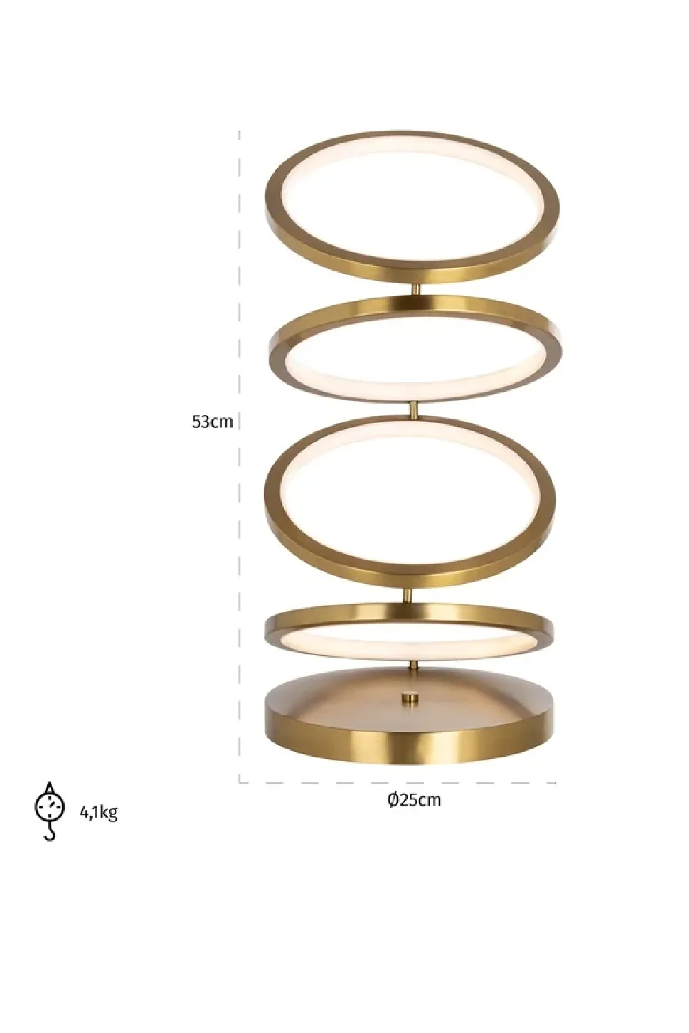 Gold Modern Table lamp | OROA Jaimin