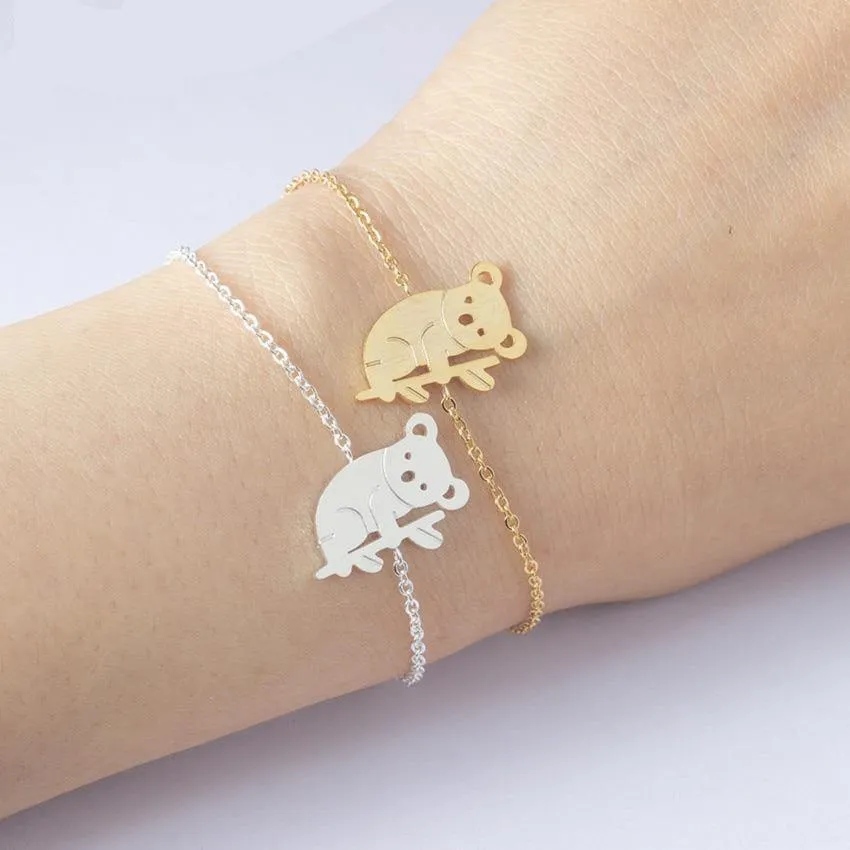 Koala Stainless Steel Bracelet