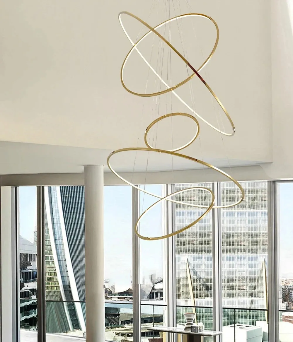 Laloopor Multiple Rings Pendant Light