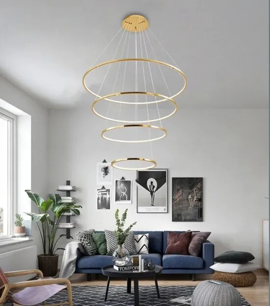 Laloopor Multiple Rings Pendant Light