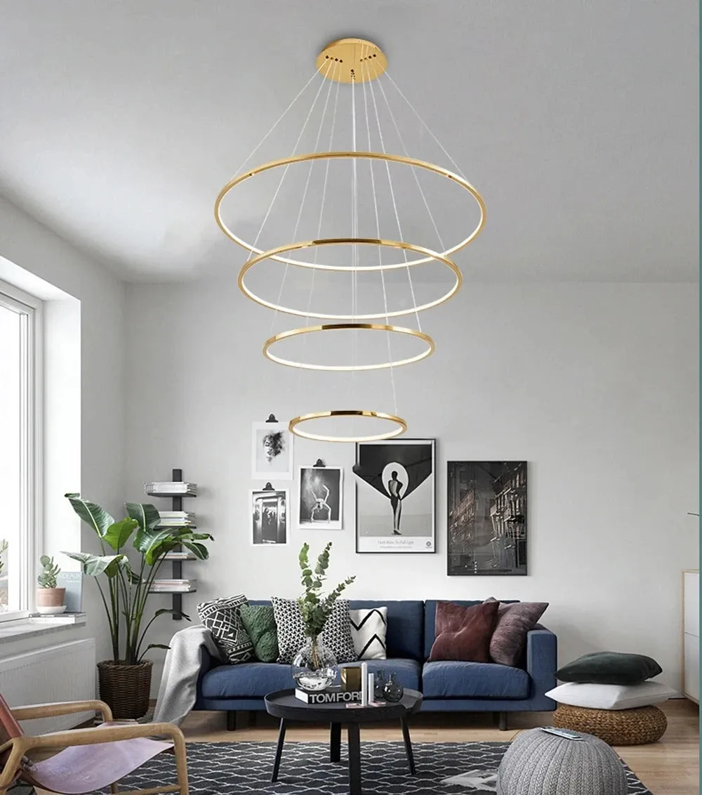 Laloopor Multiple Rings Pendant Light