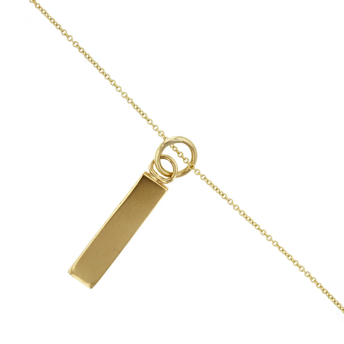 Linear Inglot Pendant (Chain Not Included) | Pre-Loved | 9K Yellow Gold