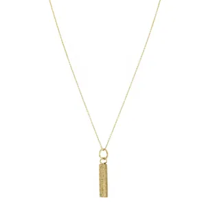 Linear Inglot Pendant (Chain Not Included) | Pre-Loved | 9K Yellow Gold