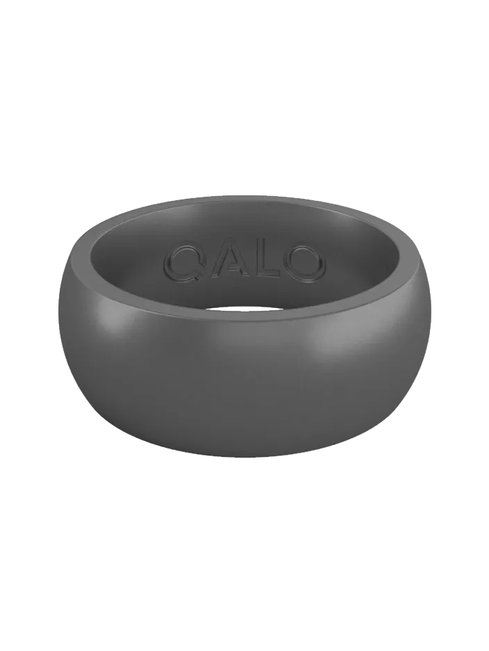 Men's Metallic Classic Silicone Ring