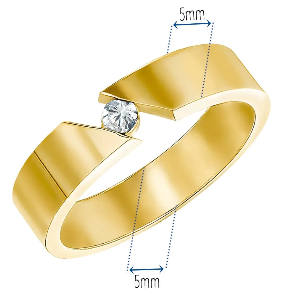 Modern Gents Wedding Band