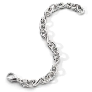 Monica Rich Kosann Sterling Silver Infinity Link Bracelet