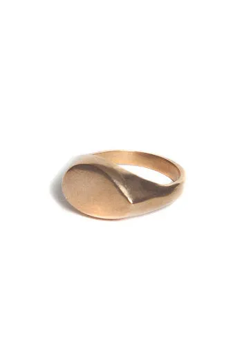 Monogram Fine Teardrop Signet Ring