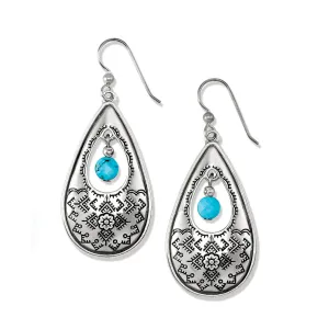 Mosaic Paseo Teardrop French Wire Earrings