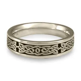 Narrow Galway Bay Wedding Ring in Palladium