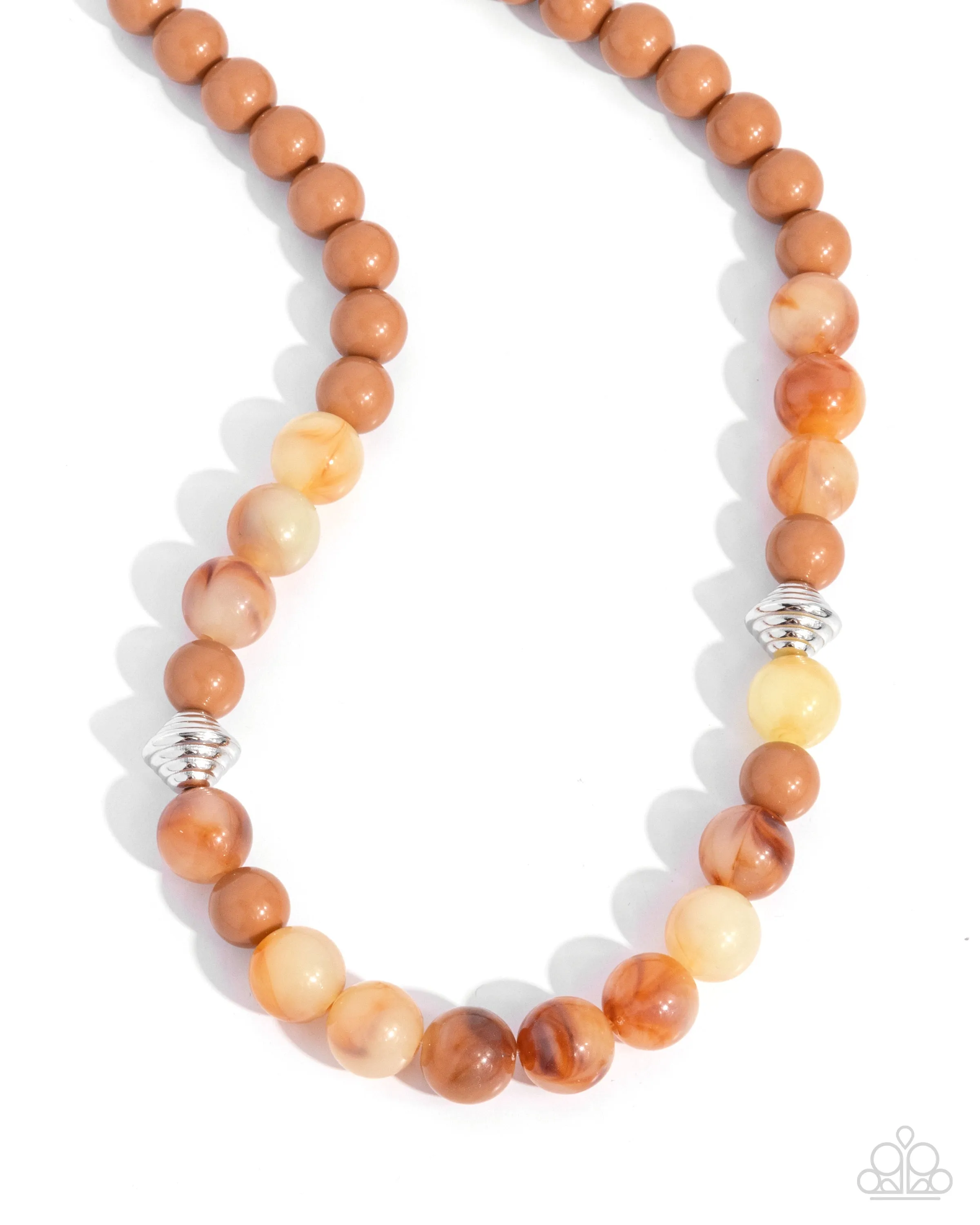 Necklaces Showroom Swirl - Orange N199