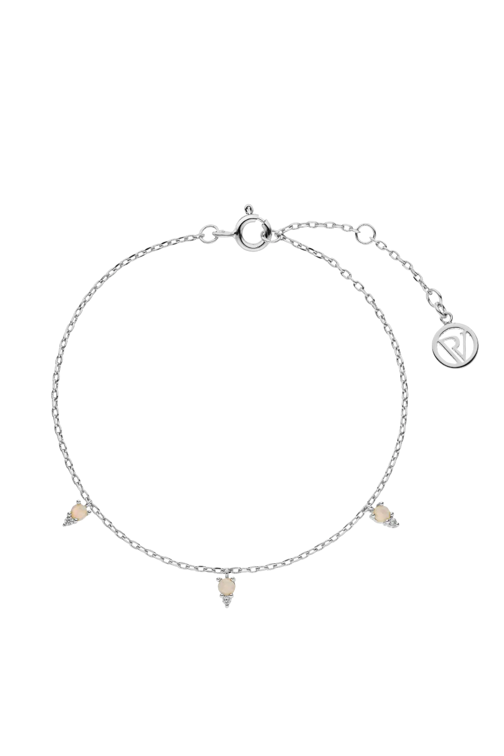 Opal Hope Bracelet Silver