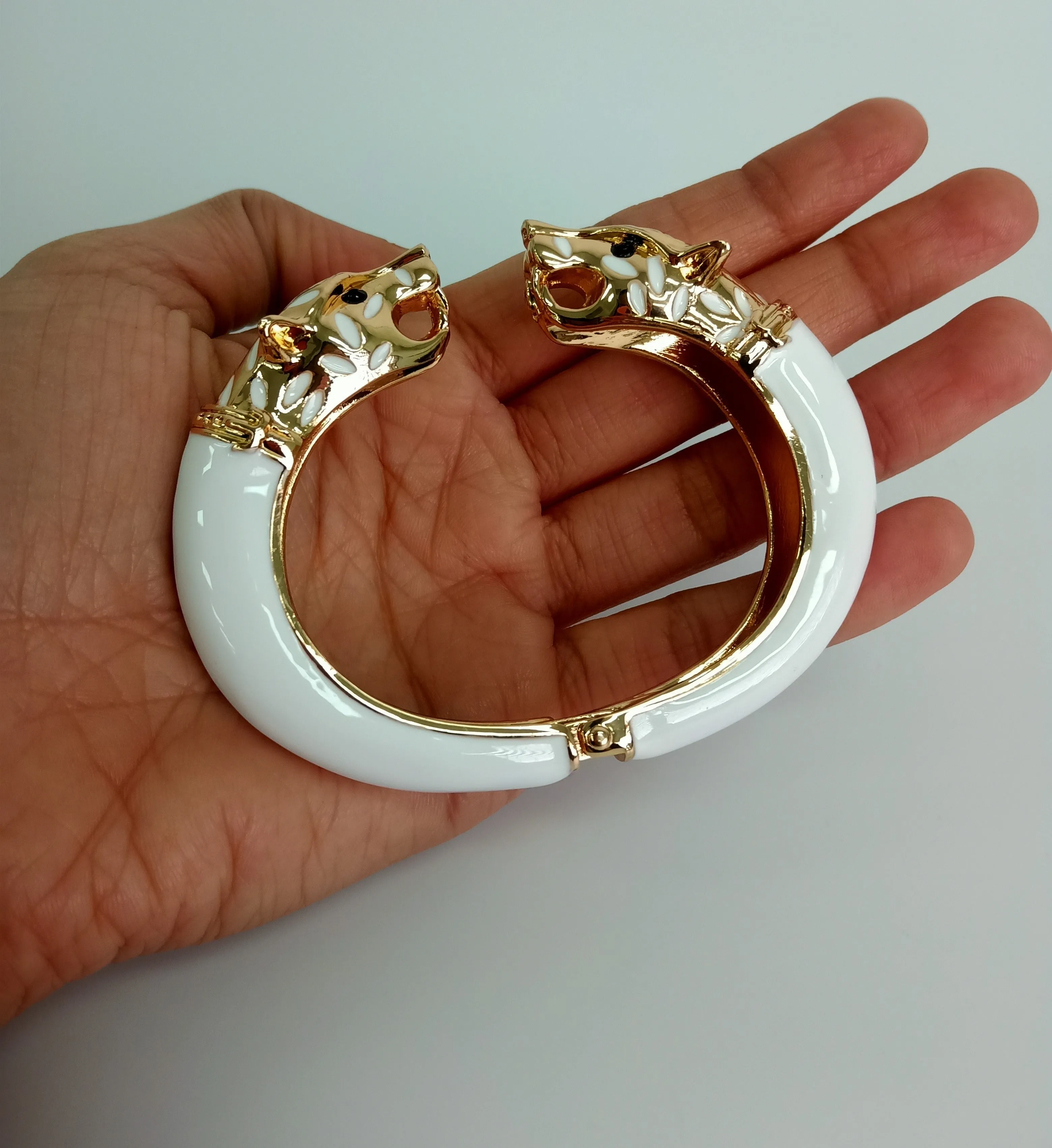 Panther Gilded Cuff Bracelet