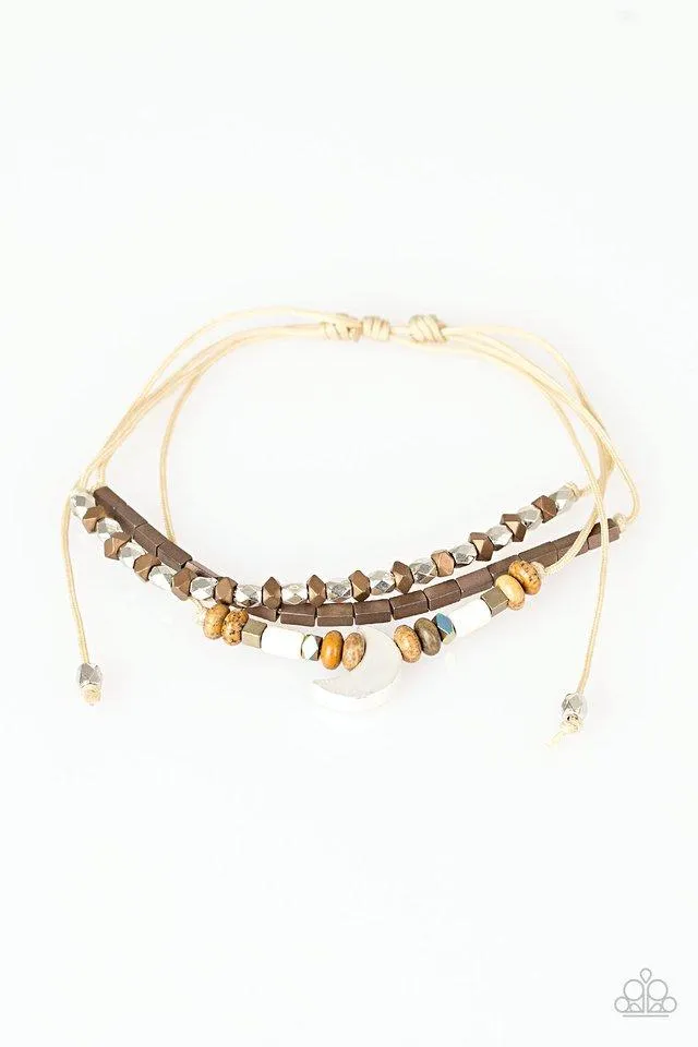 Paparazzi Bracelet ~ Desert Moon - Brown