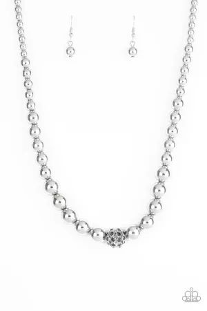 PAPARAZZI High-Stakes FAME - Silver Necklace