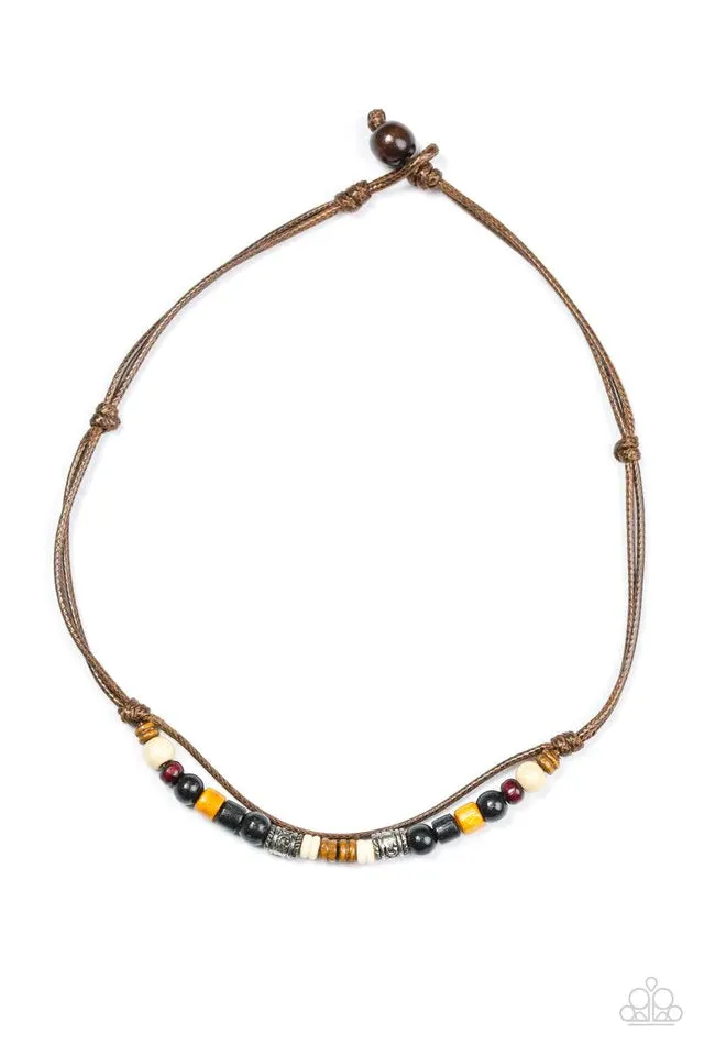 Paparazzi Necklace ~ Aruba Adventure - Brown